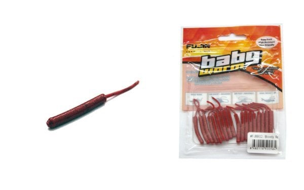 Fujin Baby Worm 5.2 cm LRF Silikon Yem  Bloody Red