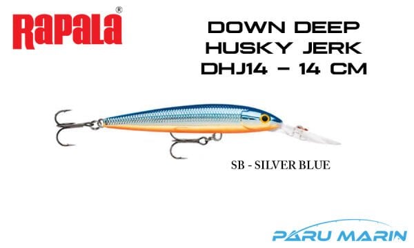 Rapala Down Deep Husky Jerk 14cm SB - Silver Blue