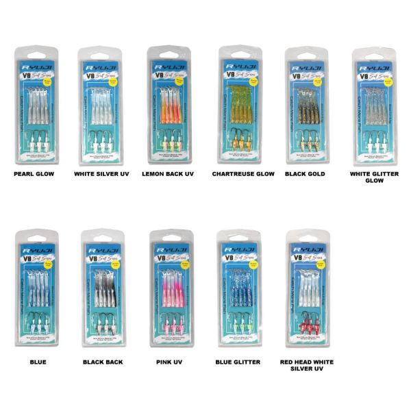 Ryuji V8 8cm 5.5gr. Silikon Yem Black Back