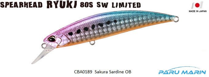 Duo Spearhead Ryuki 80S SW CBA0189 / Sakura Sardine OB