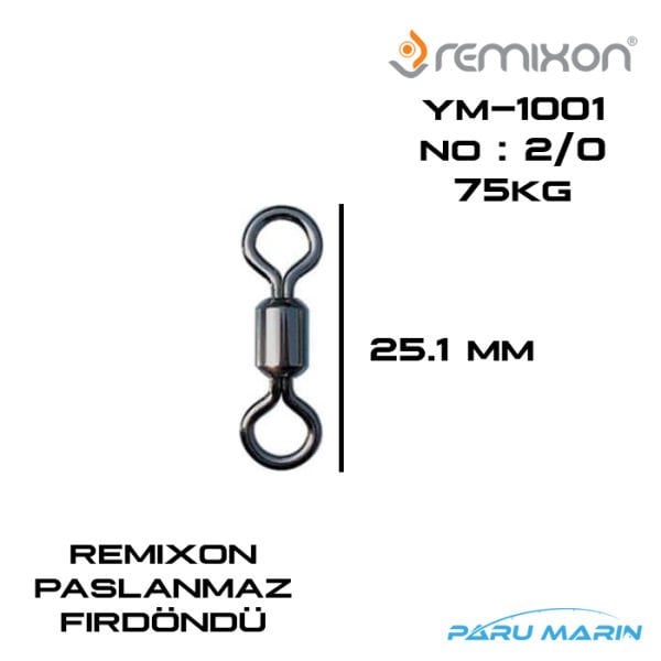 Remixon YM-1001 Bilyalı Fırdöndü No:2/0 75KG.