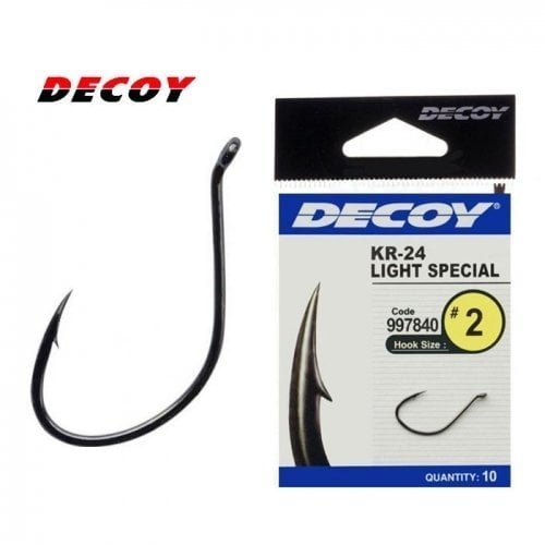 DECOY KR-24 Light Special Siyah Nikel Olta İğnesi No:2