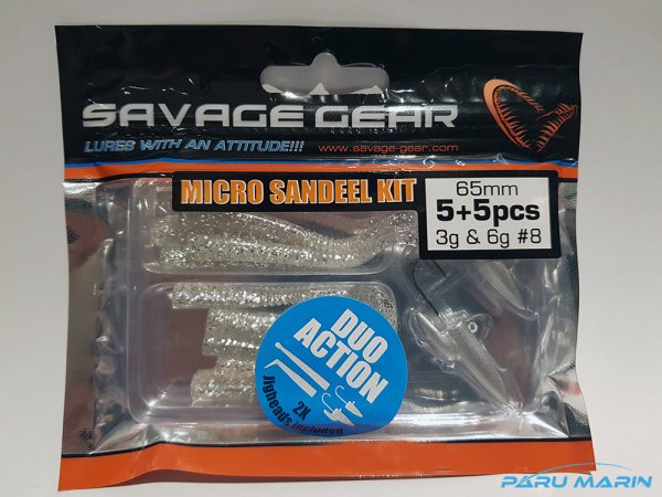 Savage Gear Micro Sandeel 3gr ve 6gr SILVER - GÜMÜŞ