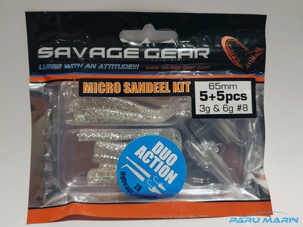 Savage Gear Micro Sandeel 3gr ve 6gr SILVER - GÜMÜŞ