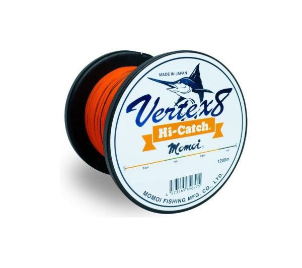 Momoi Vertex 8x  0.40mm 68LB 1200mt. Turuncu İp Misina