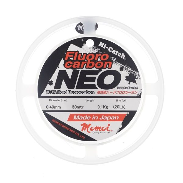 Momoi Hi-Catch NEO %100 FC Shock Leader 1.11mm-49kg. 50mt.