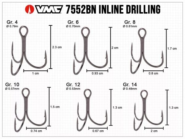Vmc 7552 Light 3'lü İğne Black No:12 , 8 adet