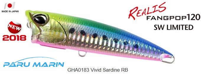 Duo Realis Fangpop 120 SW / GHA0183 Vivid Sardine RB