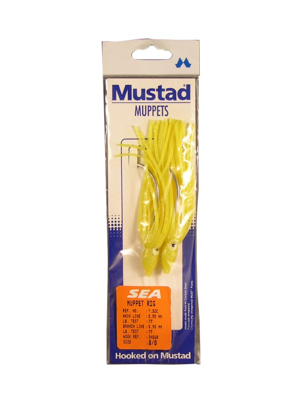 Mustad Muppets Sırtı Püskülü Sarı