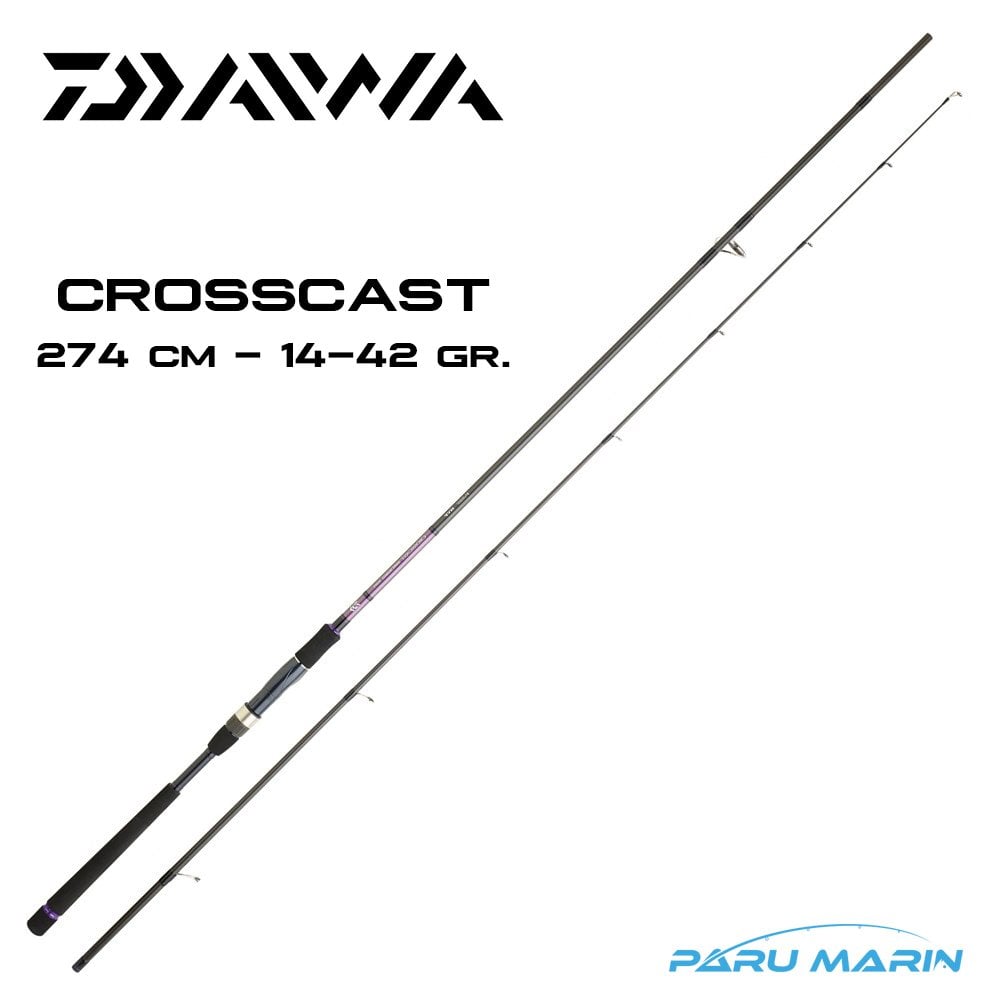 Daiwa Crosscast 274cm 14-42gr. Spin Kamış (CRS902HFSCF)