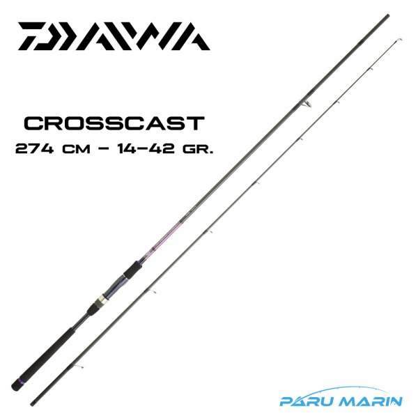 Daiwa Crosscast 274cm 14-42gr. Spin Kamış (CRS902HFSCF)