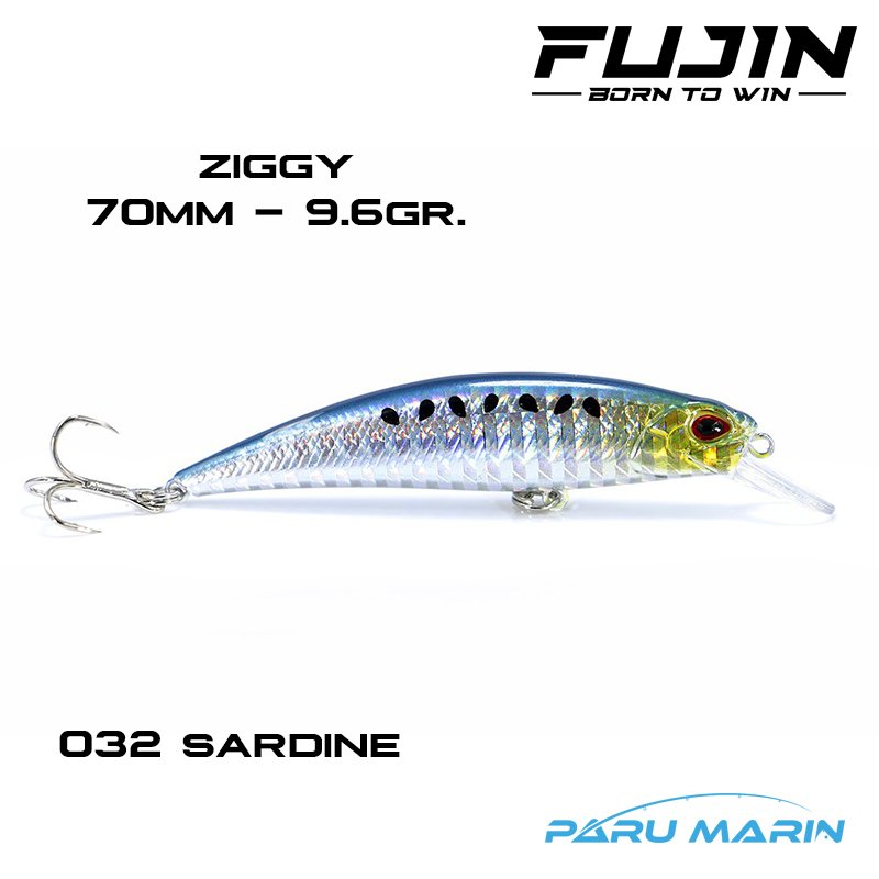 Fujin Ziggy7 Maket Balık 70mm 032 Sardine