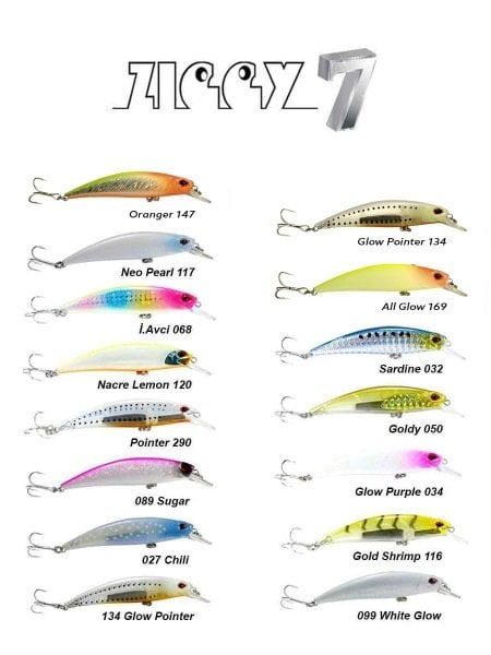 Fujin Ziggy7 Maket Balık 70mm 116 Gold Shrimp