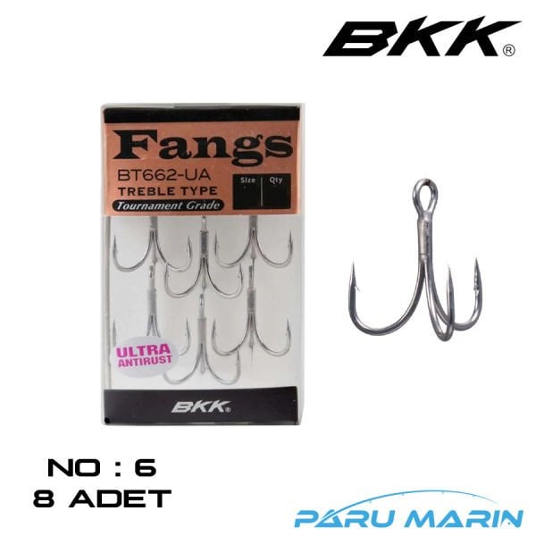 BKK Fangs 662-UA Ultra Üçlü İğne No:6