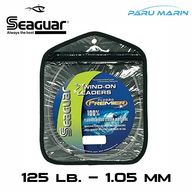 SEAGUAR Wind On Lider Misina, 125LB. 1.05mm, 7.62mt.