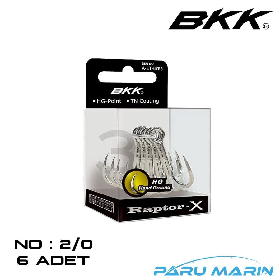 BKK Raptor-X HG Üçlü İğne No:2/0
