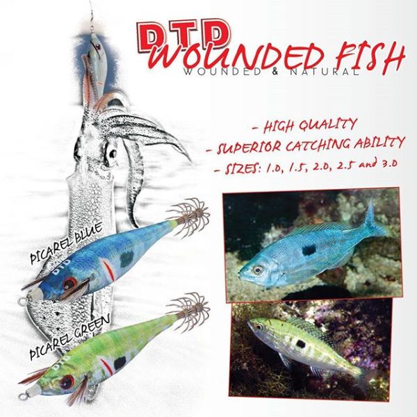 DTD Wounded Fish Bukva 2.5 Dentex (Glow)