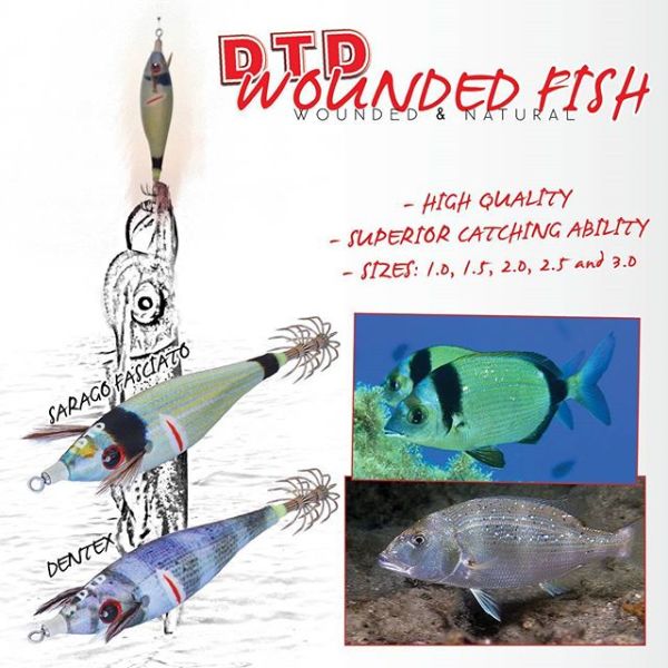 DTD Wounded Fish Bukva 2.5 Dentex (Glow)