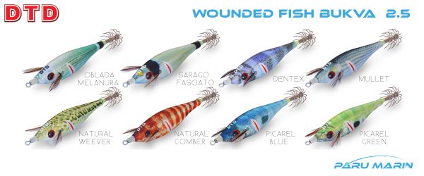 DTD Wounded Fish Bukva 2.5 Dentex (Glow)