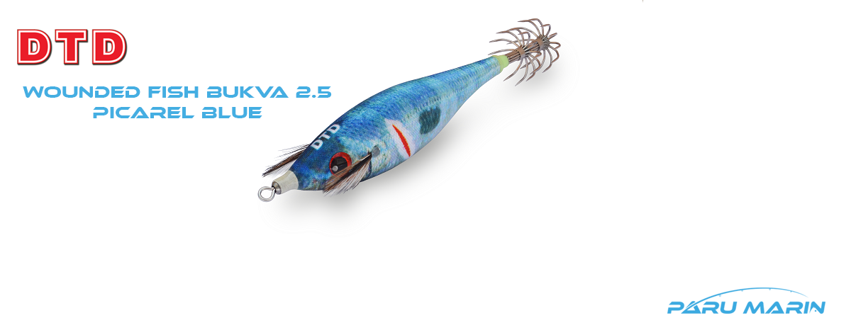 DTD Wounded Fish Bukva 2.5 Picarel Blue (Glow)