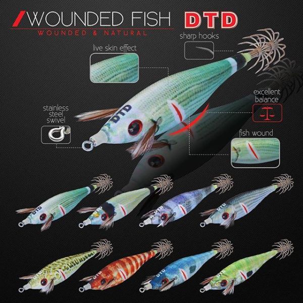 DTD Wounded Fish Bukva 2.5 Picarel Blue (Glow)