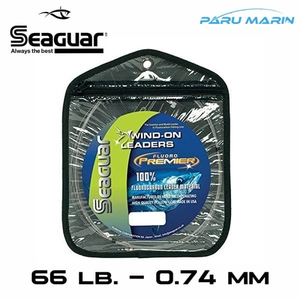 SEAGUAR Wind On Lider Misina, 66LB. 0.74mm, 7.62mt.