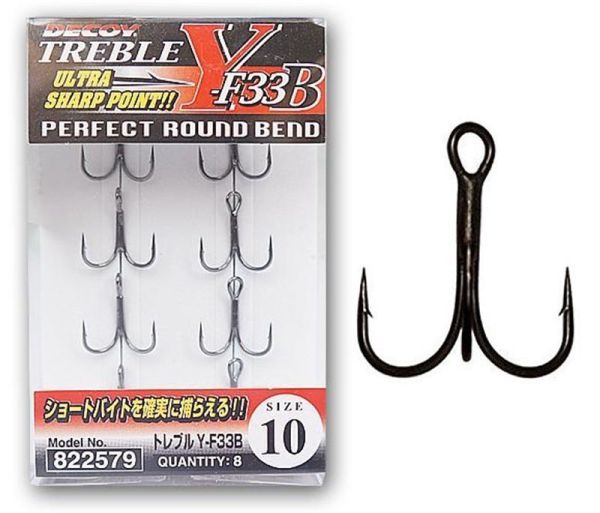 DECOY Y-F33B Treble üçlü iğne #10