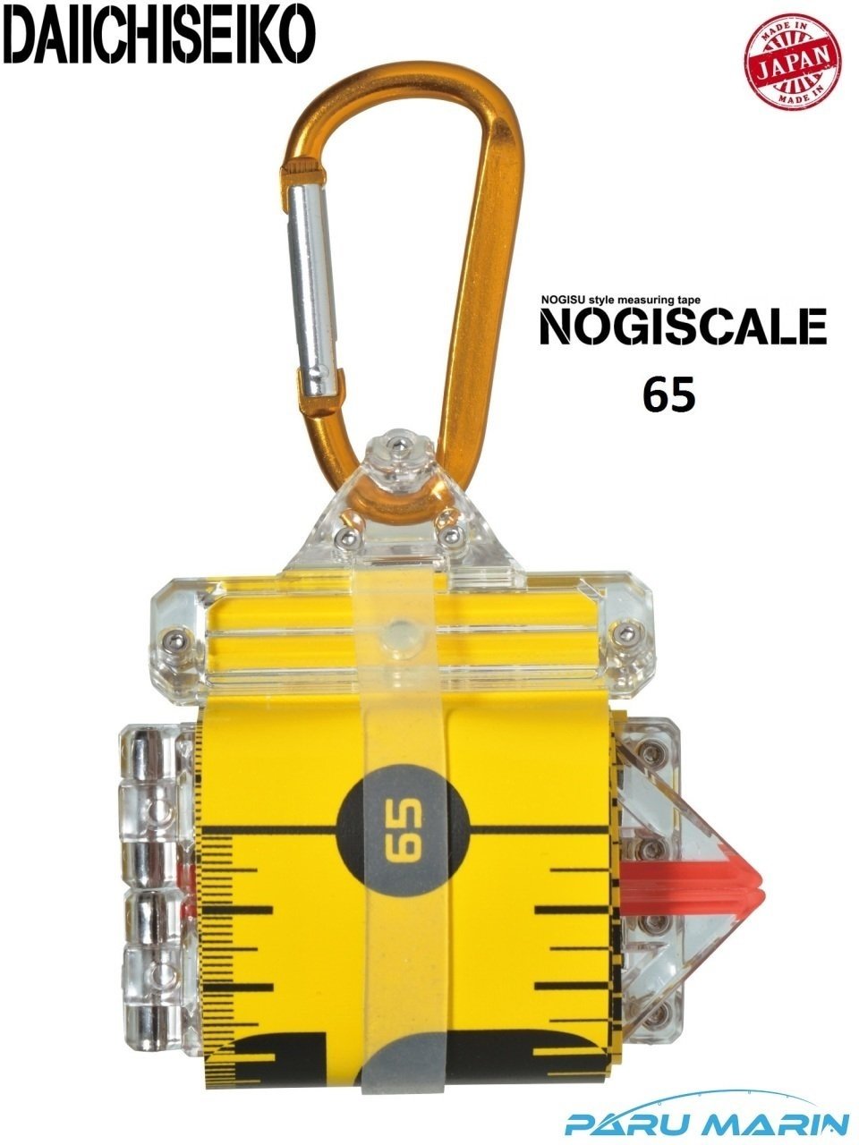 Daiichiseiko Nogiscale Balık Ölçme Metresi 65cm Sarı