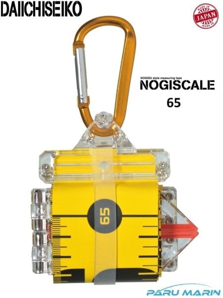 Daiichiseiko Nogiscale Balık Ölçme Metresi 65cm Sarı