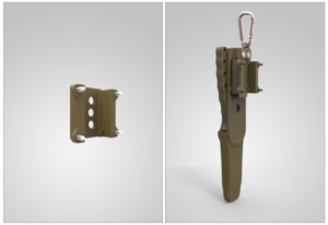 Daiichiseiko MC Holster Base Aksesuar Tutucu Aparat Kahverengi