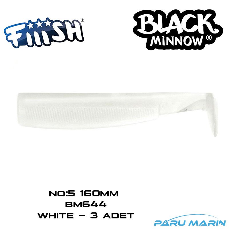 Fiiish BM160/5 BM644 3 Adet Yedek Gövde White