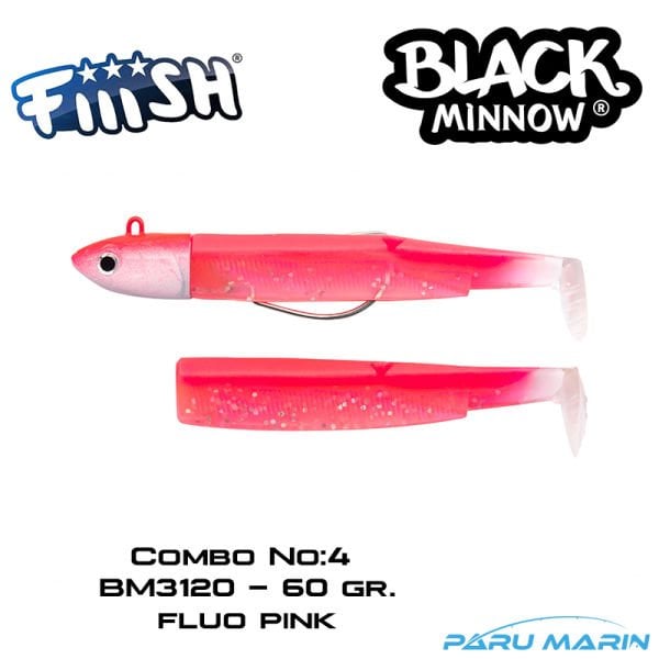Fiiish BM140/4 BM3120 Combo Deep 60gr. Fluo Pink Silikon