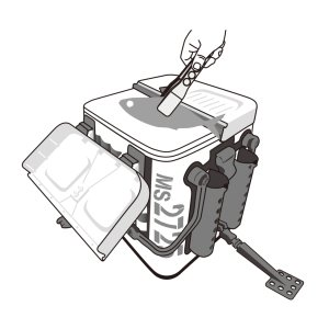 Tackle carrier MS4025  Çok Amaçlı Çanta Beyaz