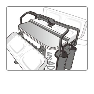 Tackle carrier MS4025  Çok Amaçlı Çanta Beyaz