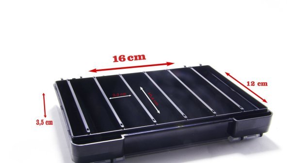 Fujin Tackle Box Small 10cm'lik Çift Taraflı Maket Balık Kutusu