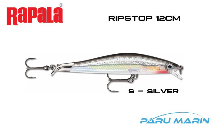Rapala Ripstop 12cm S-Silver Sahte Balık