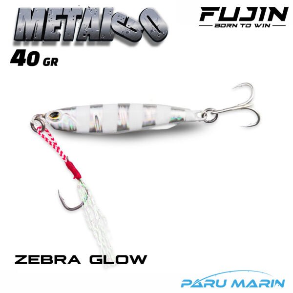 Fujin Metal GO 40 gr. Zebra Glow Jig Yem