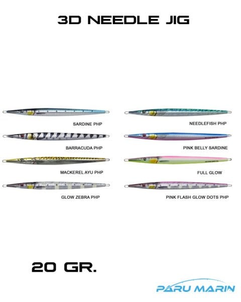 Savage Gear 3D Needle Jig 20 gr 9 cm Suni Yem