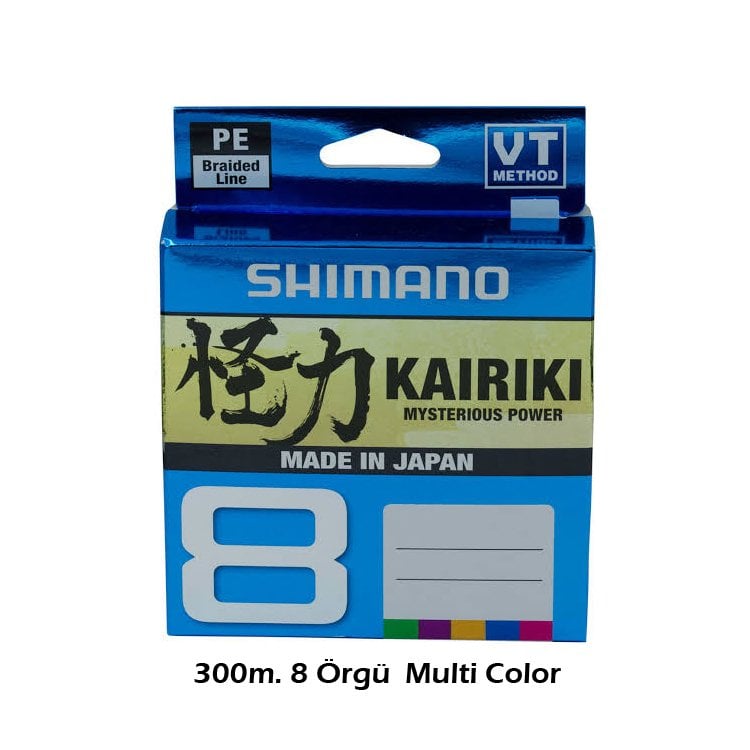 Shimano Kairiki 8 300m Multi İp Misina 0.16mm - 10.3kg - 300mt.