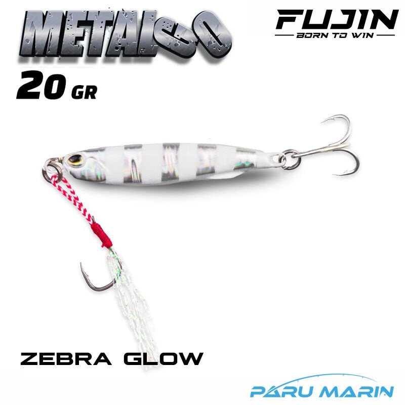 Fujin Metal GO 20 gr. Zebra Glow Jig Yem