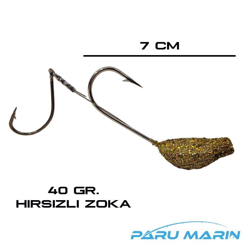 Lüfer ve Kofana Zokası 40gr. Hırsızlı Altın