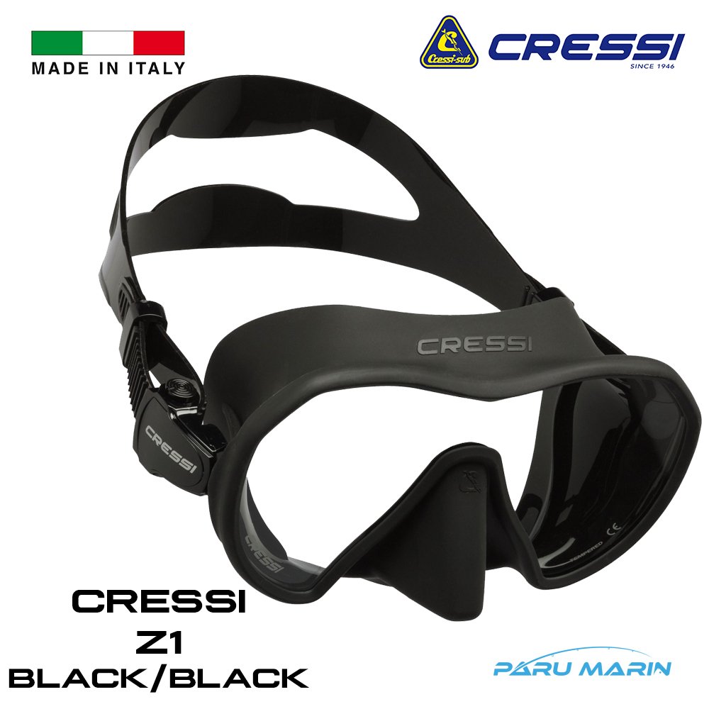 Cressi Z1 Dalış Maskesi Black / Black