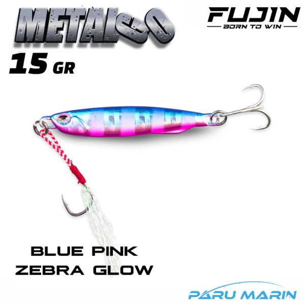 Fujin Metal GO 15 gr. Blue Pink Zebra Glow Jig Yem