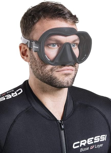 Cressi Z1 Dalış Maskesi Graphite Titanium