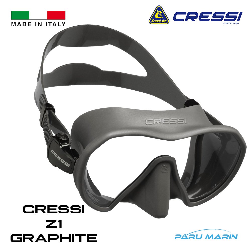 Cressi Z1 Dalış Maskesi Graphite Titanium