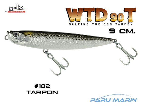 Molix WTD 90T 9 cm. Sahte Balık, #182 Tarpon