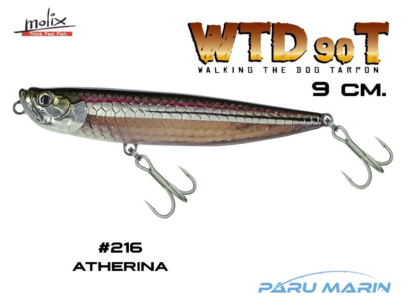 Molix WTD 90T 9 cm. Sahte Balık, #216 Atherina