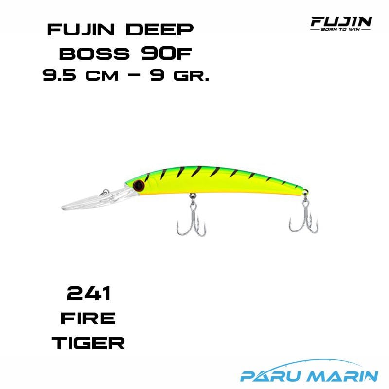 Fujin Deep Boss 90F 9cm Maket Balık 241 Fire Tiger