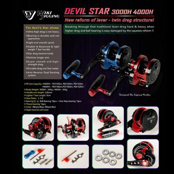 Jigging Master Wiki Devil Star (Sol El) Jig Çıkrık Olta Makinesi