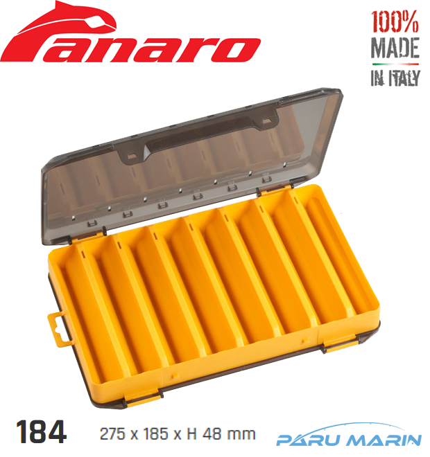 Panaro 184 Dual Çift Taraflı Kutu 275*185*48mm.